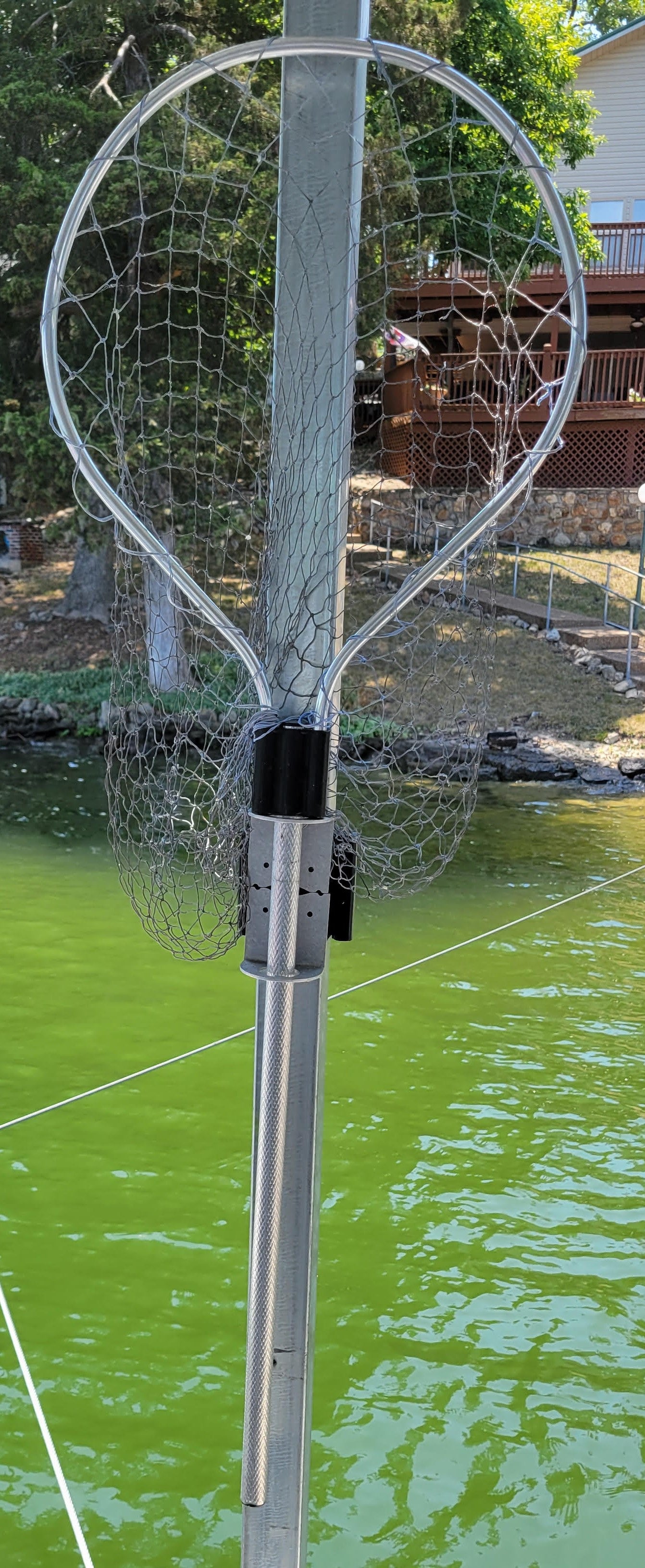 bridport fishing nets Boat Dock mounted net or broom holder