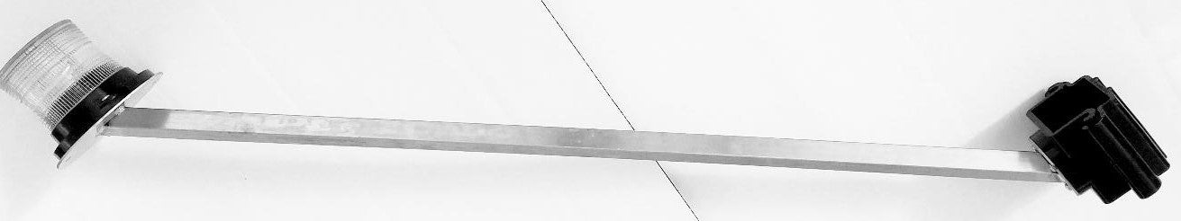 Solar Powered Dock LED Light - 42" Bracket