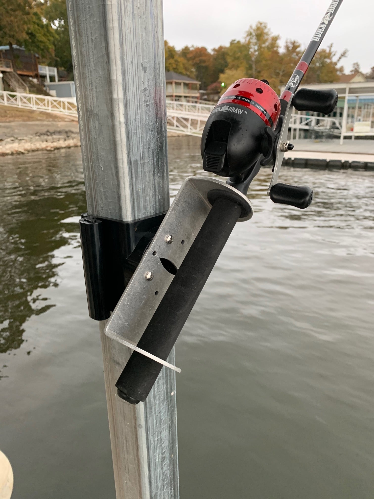 fishing rod holders for catfishing SmackDown Pipe (For Boats) V8XL Seat Post Rod storage Rack Catfish Rod Fish Rod Holders